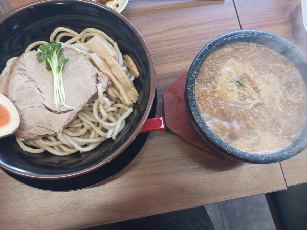 「辛味噌つけ麺(大辛)」@麺屋 武嗣の写真