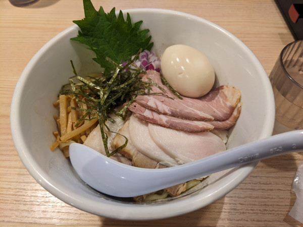 「特製雲丹まぜそば」@中華そば みかわの写真