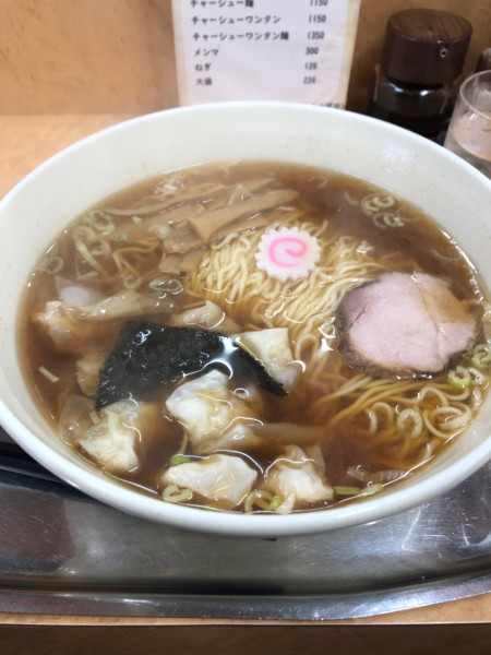 「ワンタン麺」@一ノ割大勝軒の写真