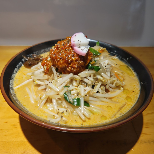 「味噌野菜タンメン 辛口（野菜大盛 無料）」@荻窪 武茂の写真