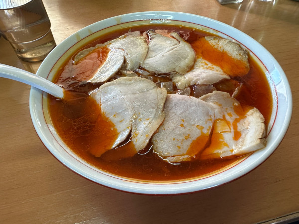 「タンタンチャーシュー麺（並盛・150g・辛さ普通）1050円」@はらだの写真