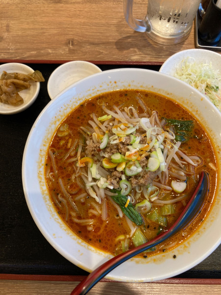 「担々麺定食」@金の餃子酒場 渋谷2号店の写真
