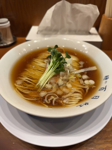 「朝ラーメン 500円」@麺や百日紅の写真