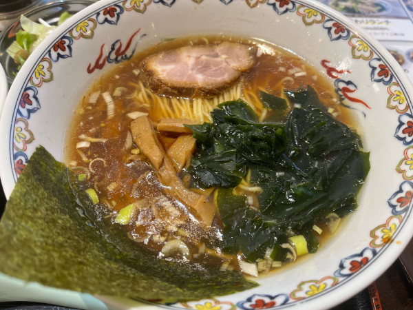 「正油ラーメン細麺固め748円」@ポパイ ラーメンレストランの写真