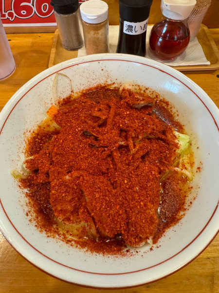 「火熊　大辛」@麺屋 貴うち 登別店の写真