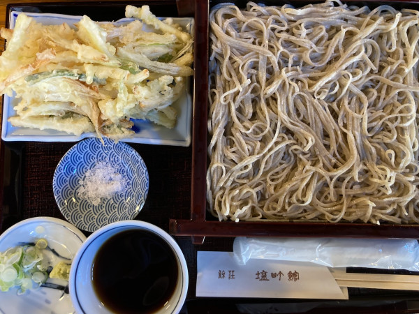 「葱天せいろそば」@鯨荘 塩町館の写真
