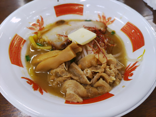 「濃厚肉味噌ラーメン（花道庵）バター100円」@第2回ラーメン万博2024 in TSUCHIURAの写真