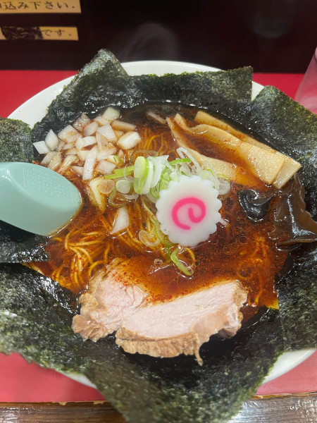 「えりまきラーメン　辛2」@一心ラーメンの写真