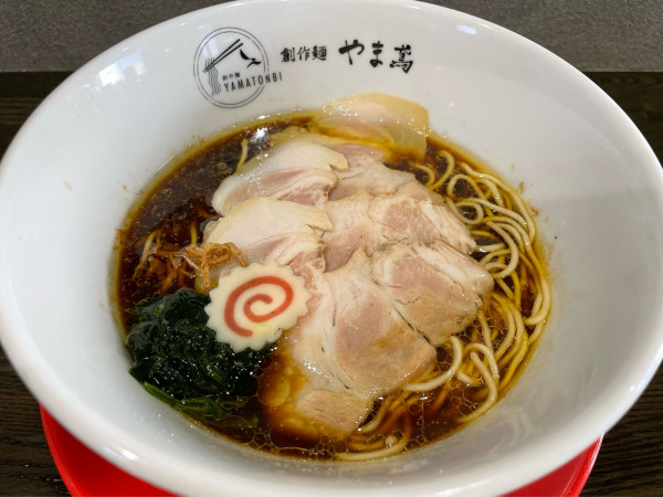 「シャモそばヌードル」@いわきと創作らぁ麺 やま鳶の写真