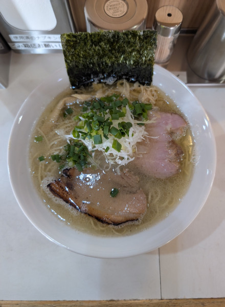 「塩らーめん」@麺屋 扇 SENの写真