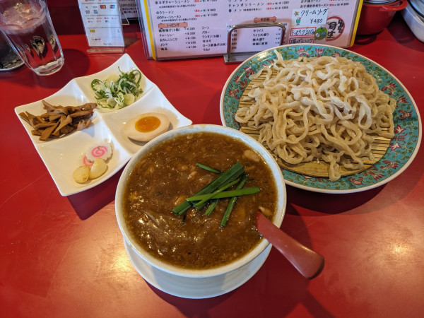 「スタミナつけ麺　1000円」@ラーメン桐生 伊勢崎店の写真
