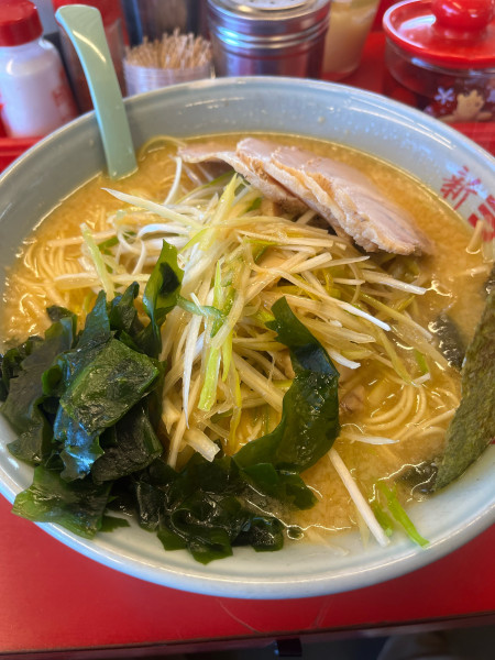 「ネギミソチャーシューメン(1210円)＋大盛り(220円)」@新ラーメンショップ 狭山本部の写真
