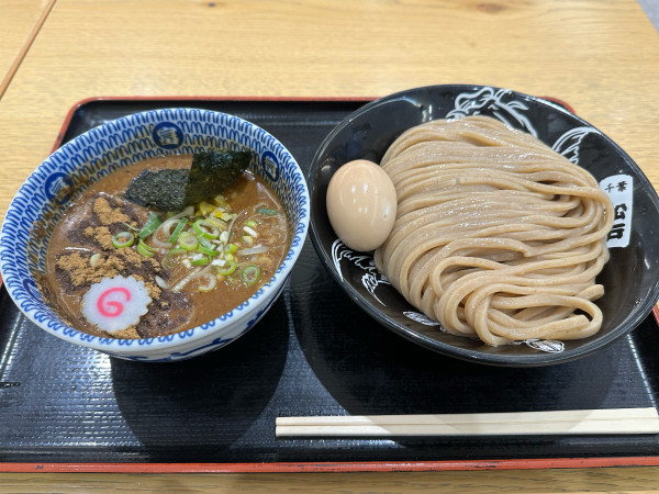 「半熟味玉濃厚つけめん」@松戸富田麺桜の写真