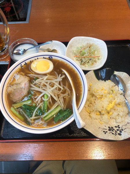 「味噌ラーメンセット」@中国料理 清福の写真