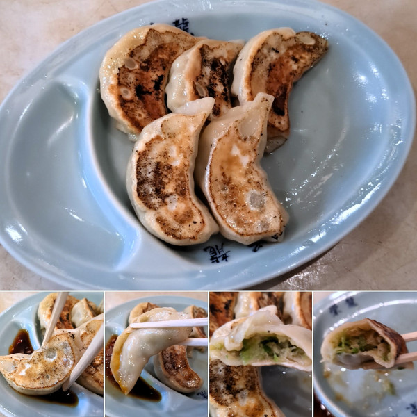 「餃子(5個)　500円」@栄龍の写真