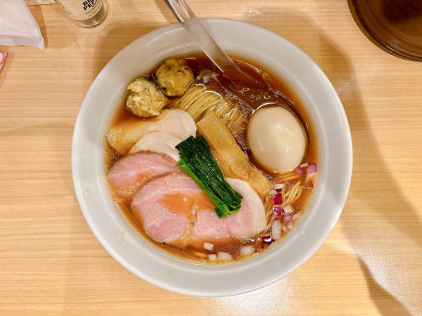 「特製貝出汁醤油そば:1,250円」@貝出汁 中華そば 竹祥の写真