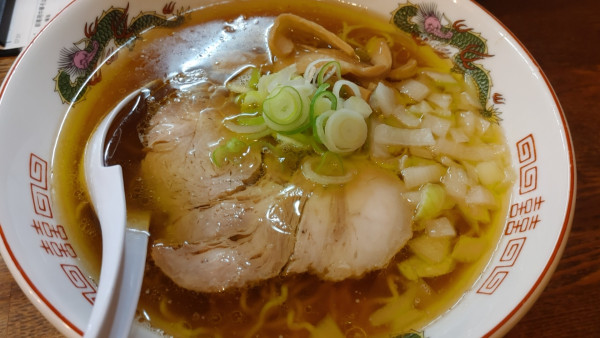 「朝専用中華そば　醤油」@らあめん 寸八 総本店の写真
