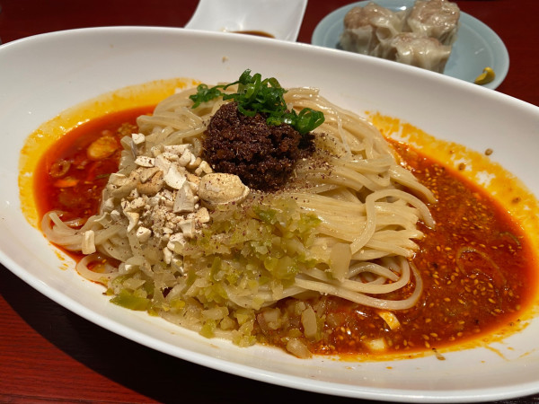 「正宗汁なし担々麺+焼売」@成都正宗担々麺 つじ田 赤坂アークヒルズ店の写真