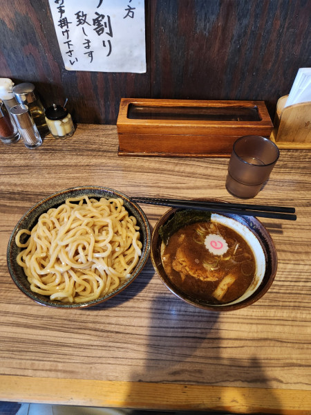 「つけ麺　中盛」@麺屋 英の写真