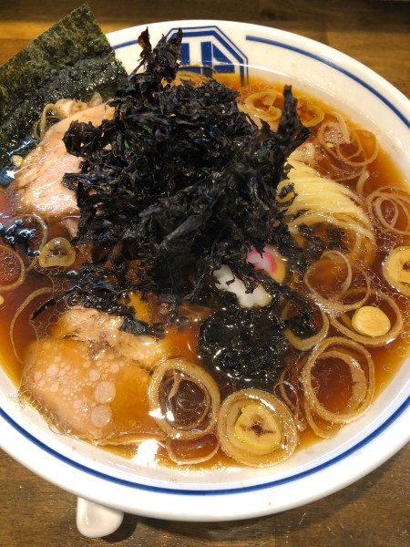 「生姜醬油ラーメン大盛」@生姜醤油専門 我武者羅 幡ヶ谷本店の写真