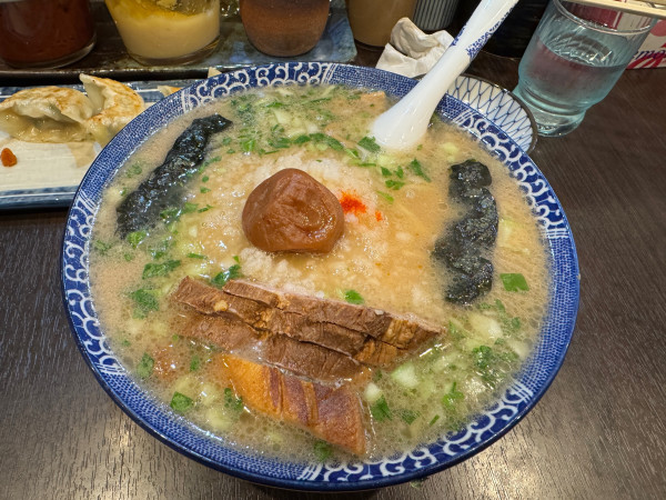 「みぞれチャーシュー麺」@がんこや かるがんラーメン 千代田本店の写真