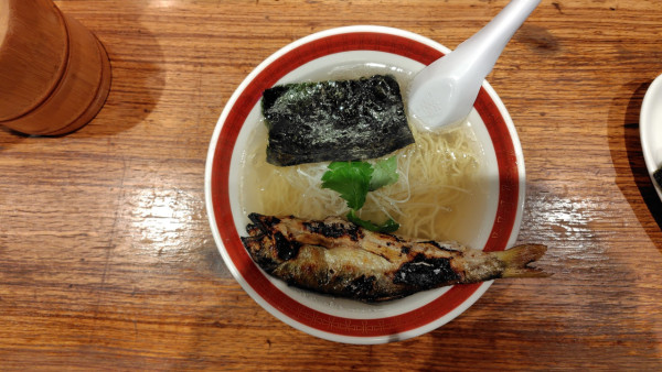 「鮎◯ゴトラーメン」@鮎ラーメン 二子玉川店の写真