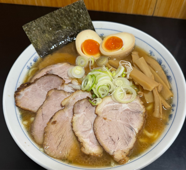 「チャーシューメン煮玉子トッピング」@麺屋 ごとうの写真