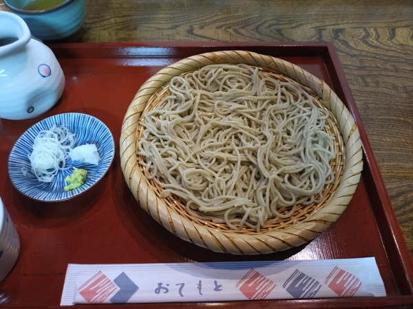 「十割もりそば800円」@江戸そば 日月庵の写真