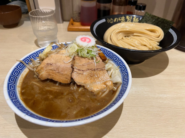 「野菜つけ麺」@心の味製麺 平井店の写真