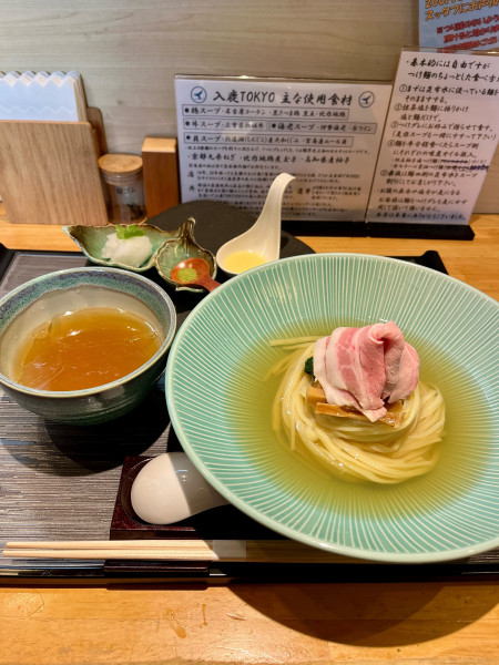 「柚子帆立塩つけ麺」@入鹿（IRUCA）-Tokyo-の写真