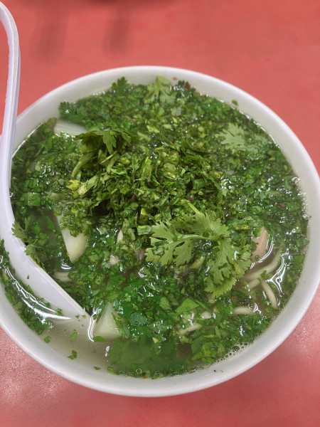 「ハーブ麺　850円」@矢場味仙の写真