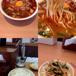 『肉ニラスタミナメン+ごはん小+ニンニク増し』