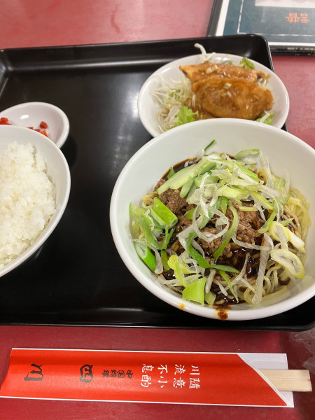 「汁なし担々麺　800円」@中国料理 四川の写真