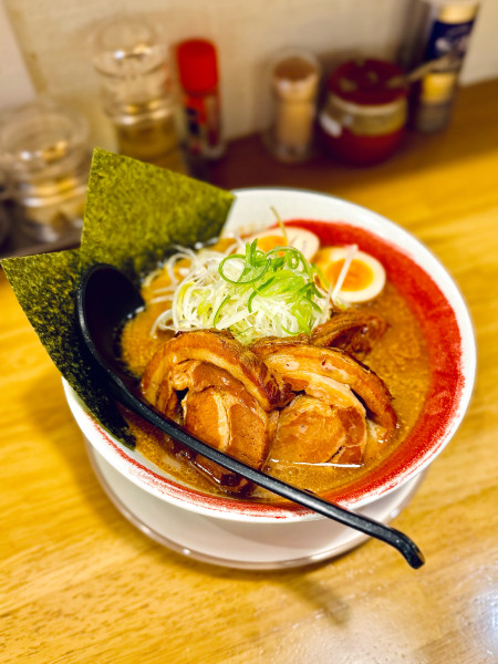 「チャーシューみそらーめん」@ラーメン味来の写真