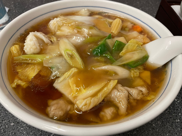 「五目あんかけそば」@龍巳飯店の写真