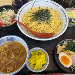 醤油つけ麺（Cランチ）＋麺の大盛