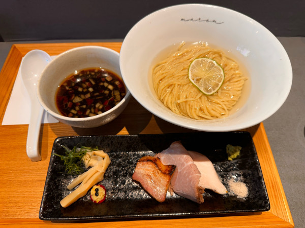 「昆布水つけつけそば」@maren 北新地本店の写真