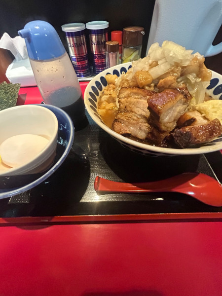 「豚そば」@らぁ麺処 蓮の華の写真