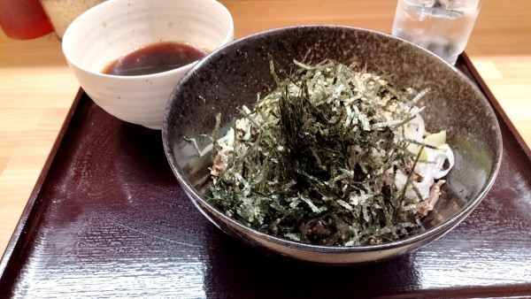 「牛にく蕎麦」@にく蕎麦 ふぅ家の写真