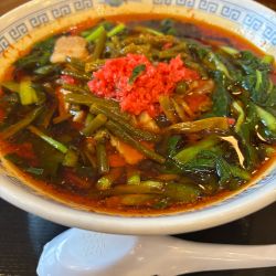 満州にらラーメン　みっくす　ガリ