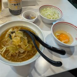 半ラーメン瓶ビールセット