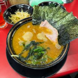 ネギラーメン(白 ) 純生ほうれん草・味玉・金麦