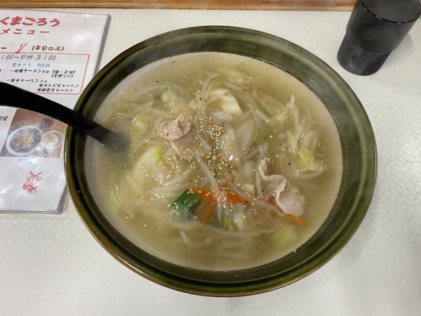 「塩もやしそば」@らーめん くまごろうの写真