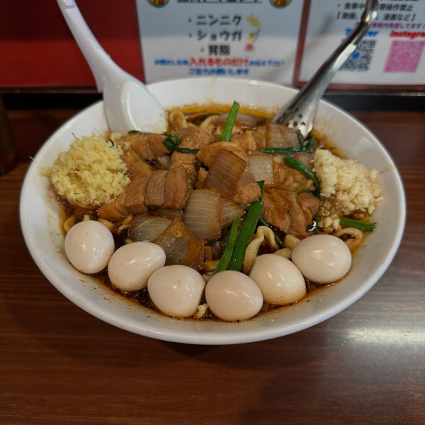 「スタ満ソバ」@元祖スタミナ満点らーめん すず鬼 熊谷うえちゃん店の写真