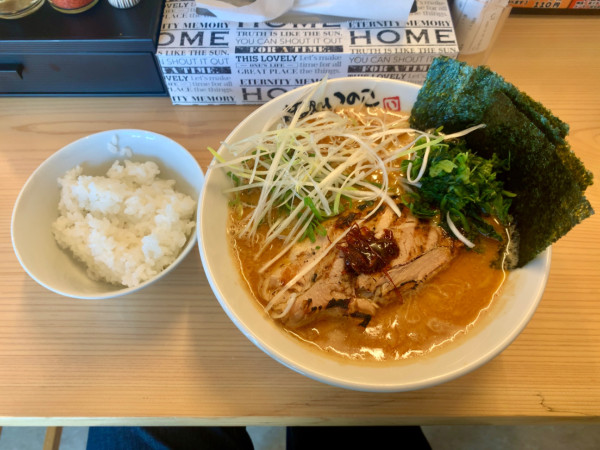 「えび味噌らーめん 並980円 ライス無料」@麺処いのこいちの写真