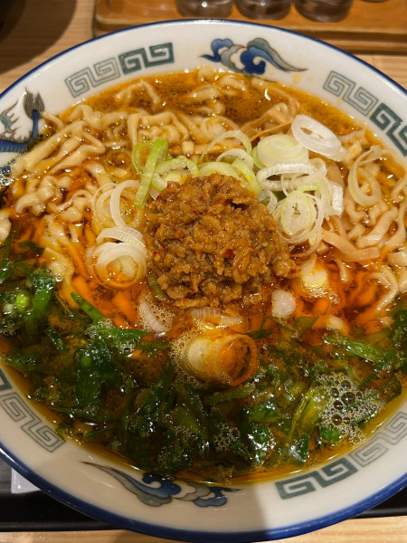 「赤辛ニララーメン」@舎鈴 亀戸駅東口店の写真