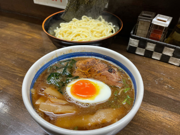 「松戸中華蕎麦とみ田風 濃厚魚介つけ麺(熱盛)¥1,000」@大勝軒 川崎店の写真