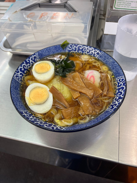 「ワンタンメン　ゆで卵」@西新井ラーメンの写真