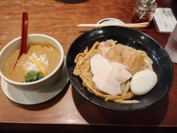 「鶏白湯つけ麺（塩）」@麺堂 稲葉の写真