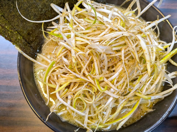 「ネギラーメン＋味玉」@ラーメン道楽 鮫洲本店の写真